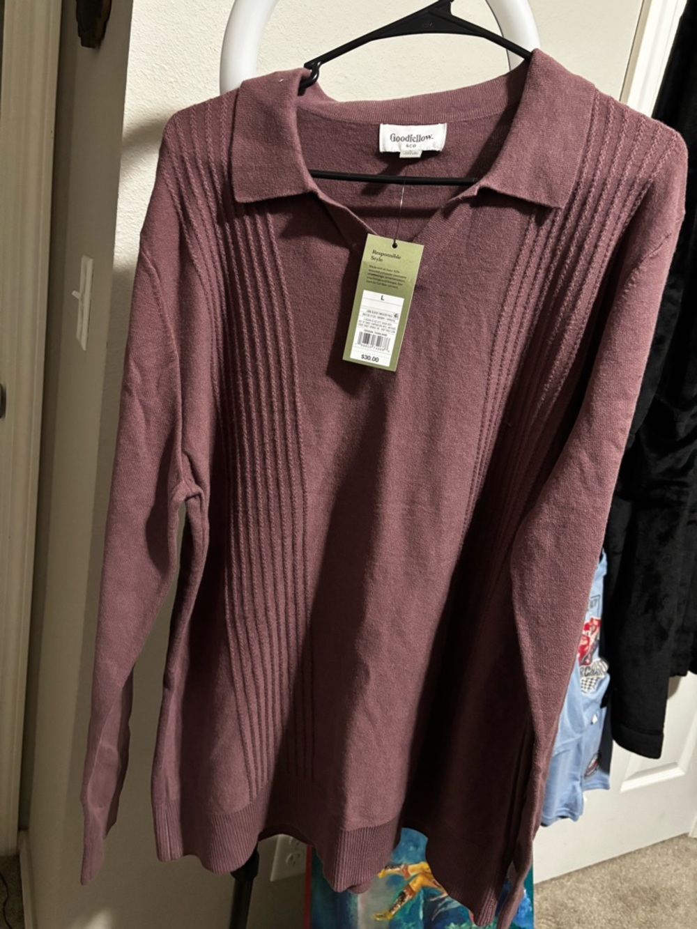 Target goodfellow Knit Collared Polo shirt